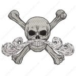 Roger Jolly Roger Logo - One Piece