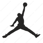 Jordan Logo Embroidery Design File - Sports Brand Logo Embroidery Design