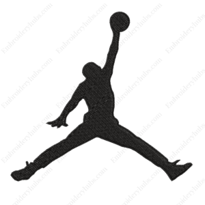 Jordan Logo Embroidery Design File - Sports Brand Logo Embroidery Design