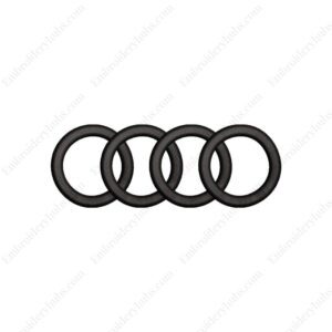 Audi Logo Embroidery Design - Car Embroidery Design