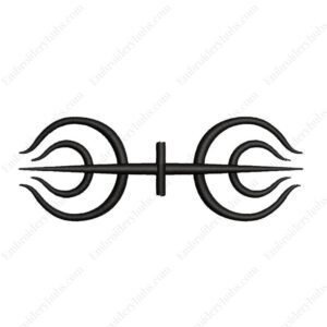 Senju Logo Embroidery Design - Naruto Anime Embroidery Design