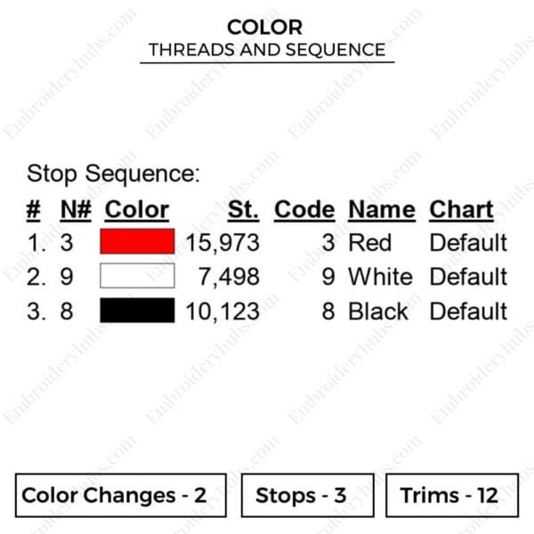 Mickey Supreme Embroidery Design - Mickey Mouse