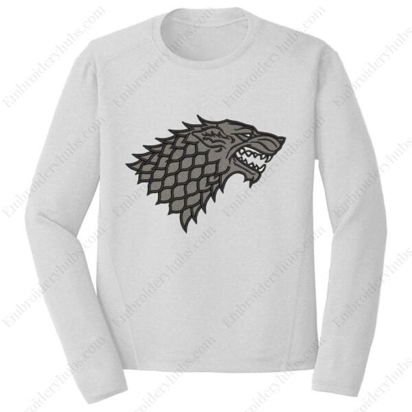 House Starks Logo - Game Of Thrones
