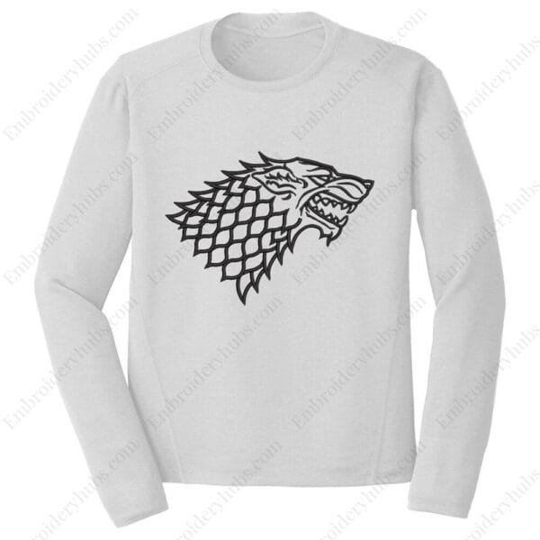 House Starks Logo - Game Of Thrones