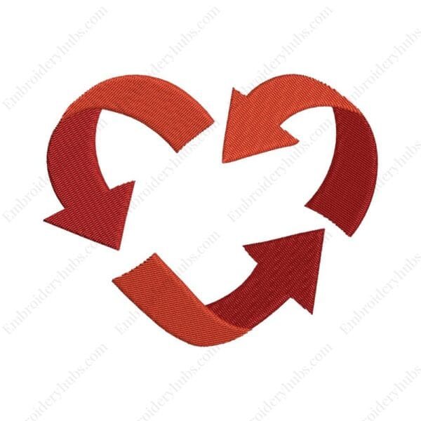 Recycle Heart File - Heart Love