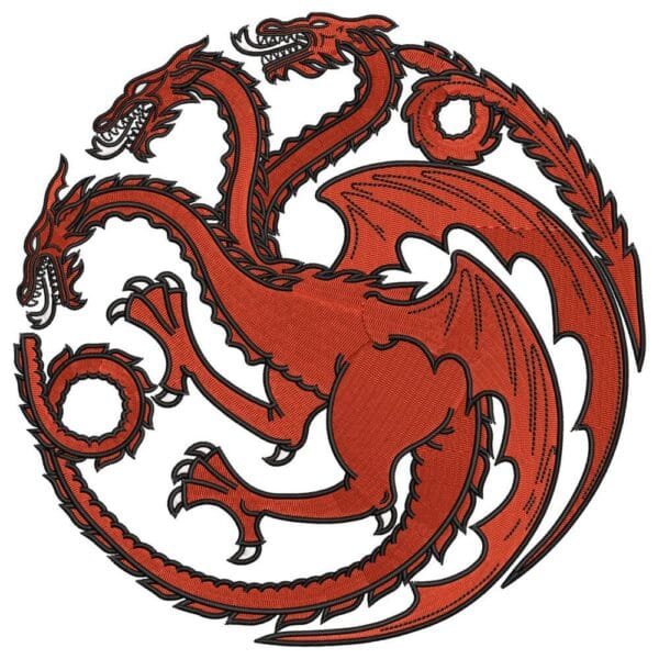 House Targaryen Logo - Game Of Thrones | House Of The Dragons