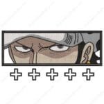 Law Eyes Embroidery Design - One Piece Anime Embroidery Design