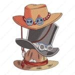 Luffy Ace Sabo Hats - One Piece