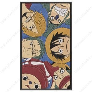 Straw Hats Embroidery Design - One Piece Anime Embroidery Design