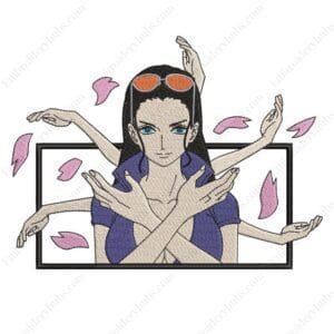 Robin Embroidery Design - One Piece Anime Embroidery Design