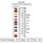 Kokushibu Embroidery Design - Demon Slayer Anime Embroidery Design