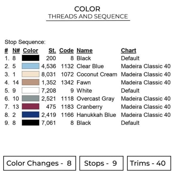 Inumaki Eyes Embroidery Design - Jujutsu Kaisen Anime Embroidery Design