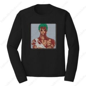 One Piece Anime Embroidery Design