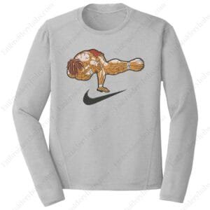 Baki Nike Anime Embroidery Design