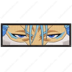 Grimmjow Eyes Embroidery Design - Bleach Anime Embroidery Design