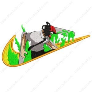 Denji Chainsaw Swoosh - Chainsaw Man Nike