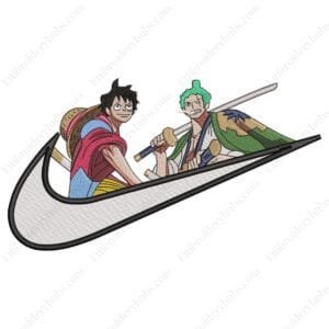 Luffy Zoro Swoosh - One Piece Nike