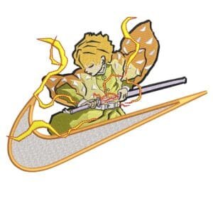 Zenitsu Swoosh - Demon Slayer Nike