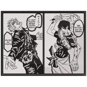 Gojo vs Toji Embroidery Design - Jujutsu Kaisen Anime Embroidery Design