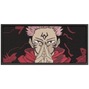 Sukuna Domain Embroidery Design - Jujutsu Kaisen Anime Embroidery Design
