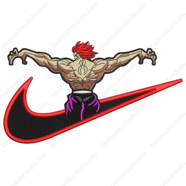 Yujiro Back Swoosh - Baki Nike