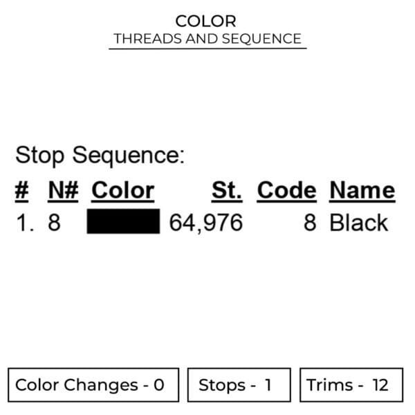 Toji Fushiguro Embroidery Design - Jujutsu Kaisen Anime Embroidery Design