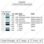 Gojo Seal Embroidery Design - Jujutsu Kaisen Anime Embroidery Design