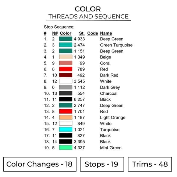 Midoriya Swoosh Embroidery Design - My Hero Academia Nike Anime Embroidery Design