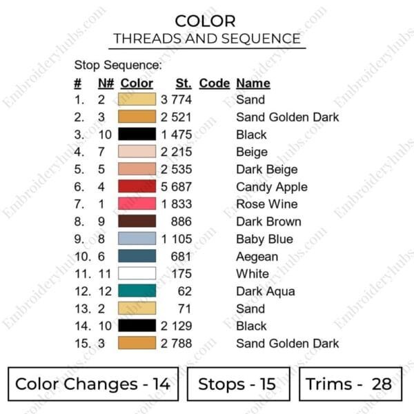 Garaa Swoosh Embroidery Design - Naruto Nike Anime Embroidery Design