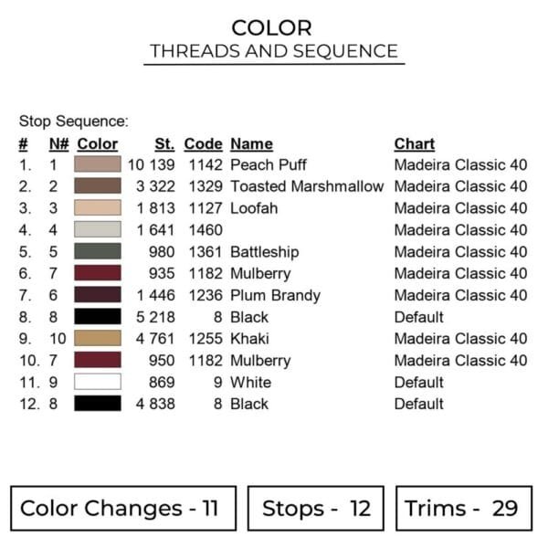 Itachi Eye Embroidery Design - Naruto Anime Embroidery Design