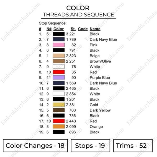 Obito Swoosh Embroidery Design - Naruto Nike Anime Embroidery Design