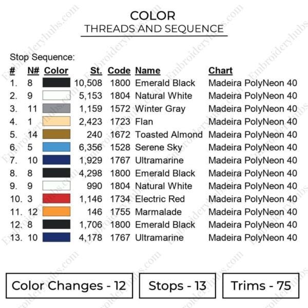 Rei Ayanami Embroidery Design - Evangelion Anime Embroidery Design