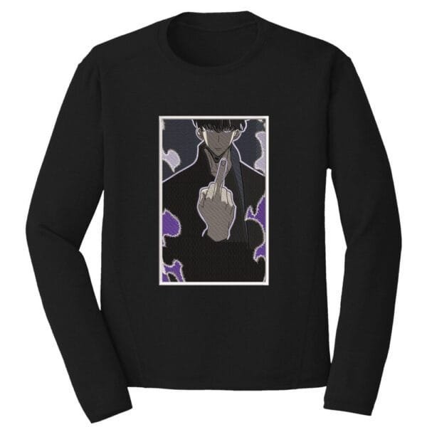 Sung Jinwoo Finger Embroidery Design - Solo Leveling Anime Embroidery Design