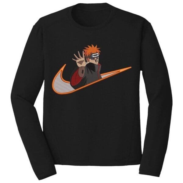 Pain Swoosh Embroidery Design - Naruto Nike Anime Embroidery Design