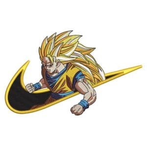 Ssj3 Goku Swoosh - Dragon Ball Nike