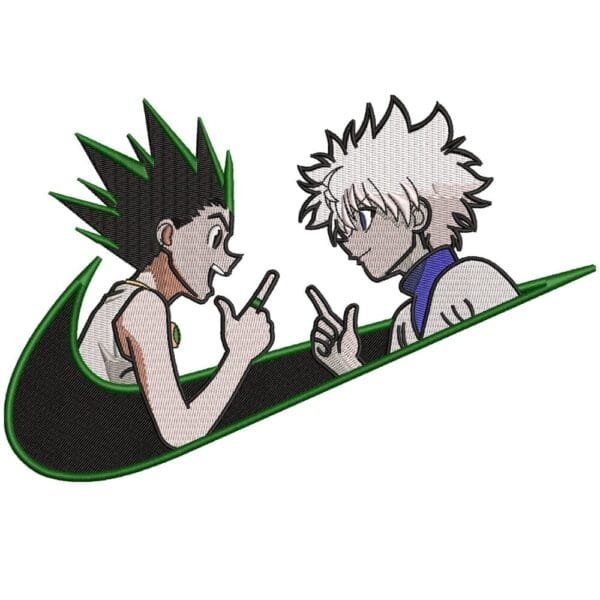 Gon X Killua Swoosh - Hunter X Hunter Nike