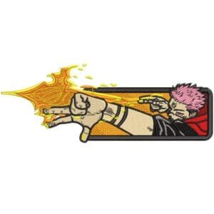 Sukuna Embroidery Design - Jujutsu Kaisen Anime Embroidery Design