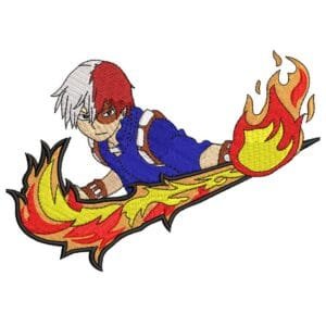 Todoroki Swoosh - My Hero Academia Nike