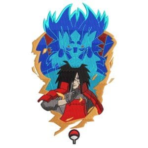 Madara Susano Embroidery Design - Naruto Anime Embroidery Design