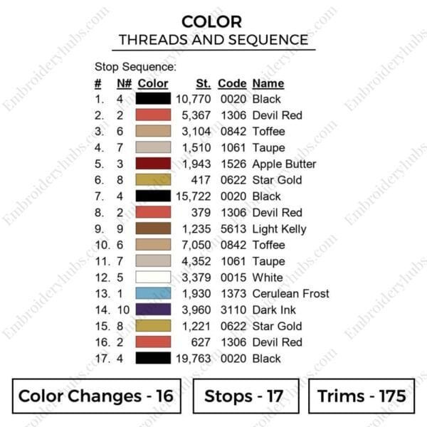 Kokushibo Embroidery Design - Demon Slayer Anime Embroidery Design