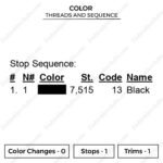 Professor Snape Embroidery Design - Harry Potter