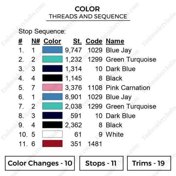 Stitch Embroidery Design - Lilo & Stitch