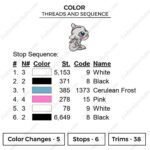 Toothless & Light Fury Embroidery Design - How to Train a Dragon