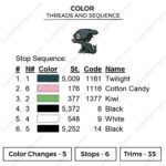 Toothless & Light Fury Embroidery Design - How to Train a Dragon