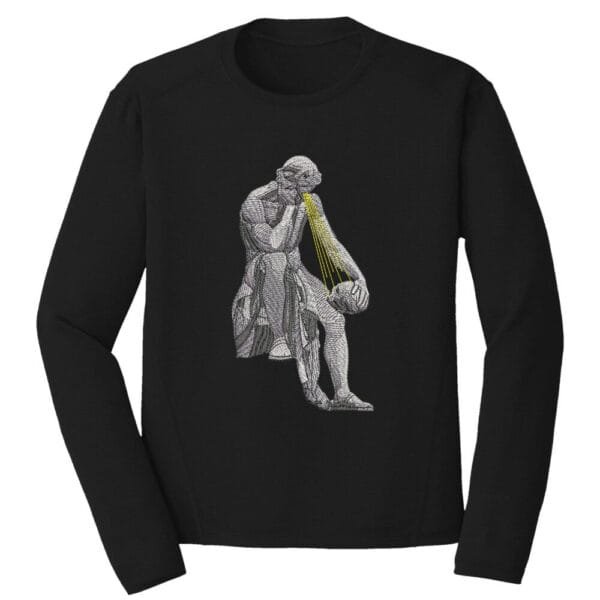 Democritus Embroidery Design - Greek Gods Embroidery Design