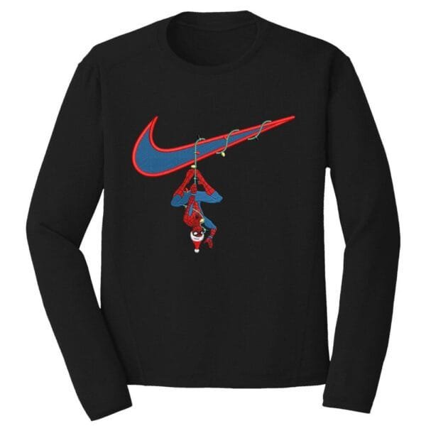Spiderman Christmas Swoosh - Spiderman Nike Superhero