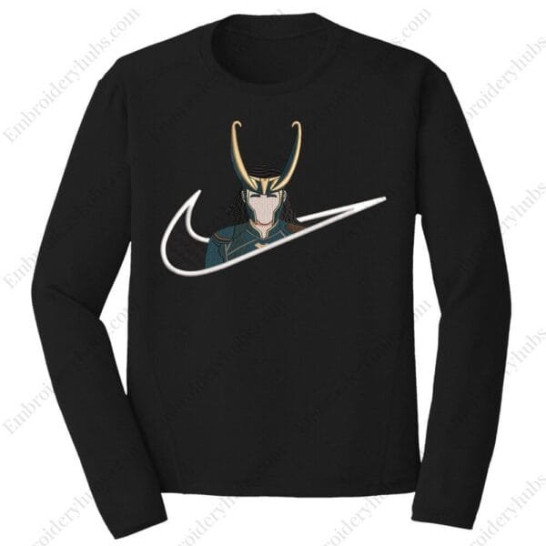 Loki Swoosh - Loki Nike Superhero