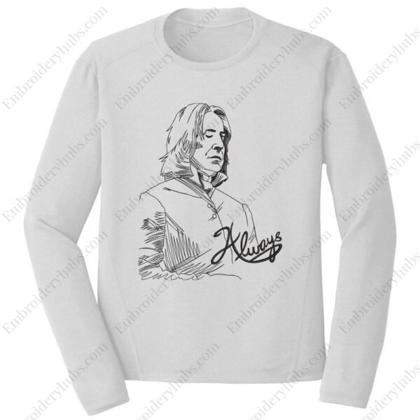 Professor Snape Embroidery Design - Harry Potter