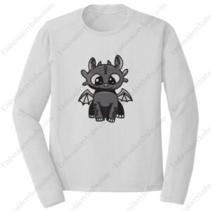 Toothless Embroidery Design