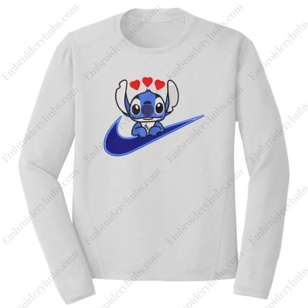 Stitch Swoosh Embroidery Design - Lilo & Stitch